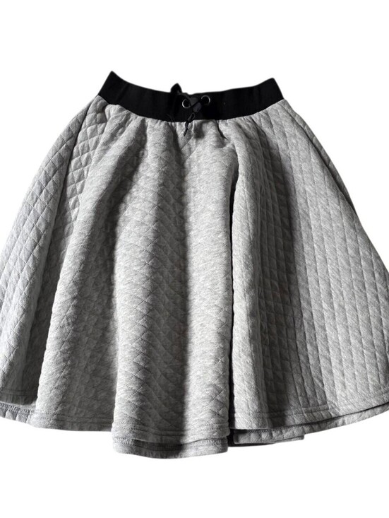 deux par deux Other - Deux par deux Grey quilted skirt with black waistband